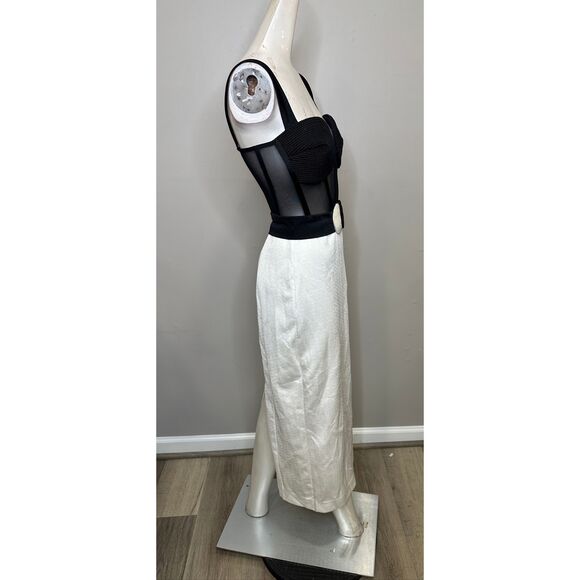 PatBO Jersey Sands Colorblocked Maxi Dress US 6 $675 - Picture 10 of 12